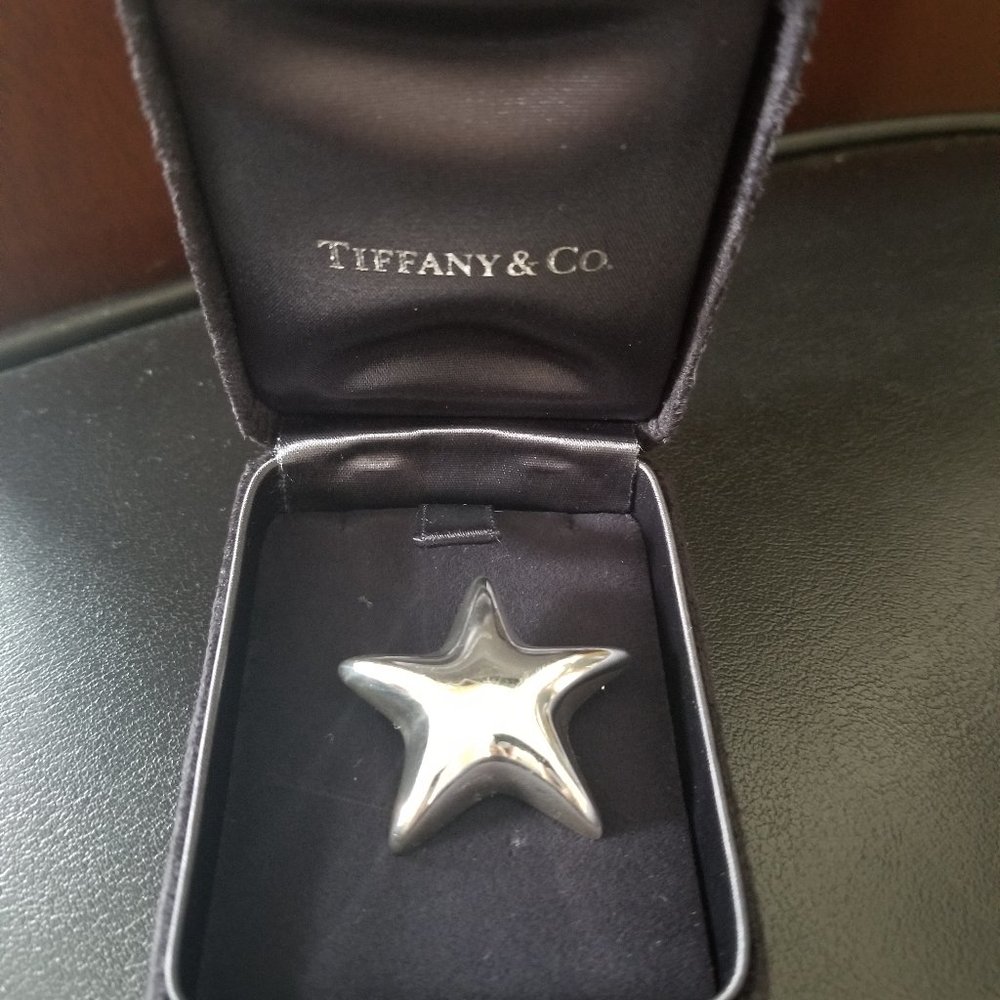 Tiffany Sterling Silver Star Brooche